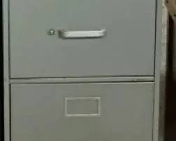Steelcase Gray Metal Filing Cabinet