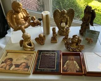 Golden Decor Angels