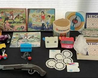 Puzzles, ViewMaster, Jacks, Raisins, Raggedy Ann,  More