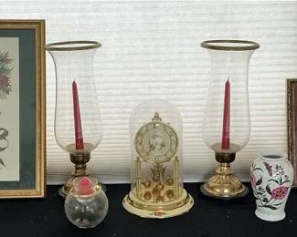 German Torsion Clock, Mantel Pieces,  Framed Decor