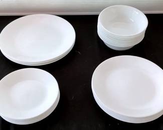 Corelle White Dish Set
