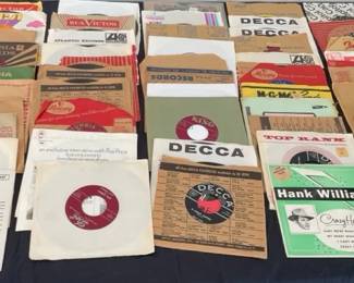 50 Vinyl Records 45 RPM