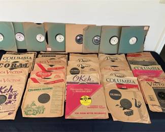 40 Vinyl 78 RPM Records