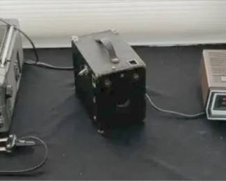Bentley Portable TV, GE Radio,  Kodak Camera