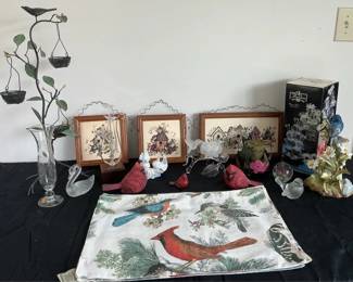 Bird Decor And Flower Decor