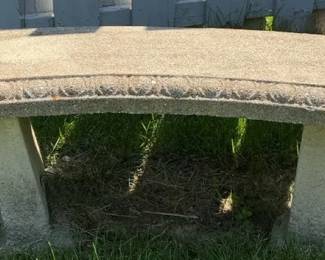 Concrete Garden Bench