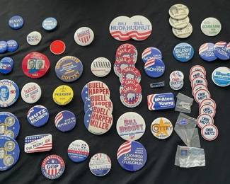 Political Campaign Buttons