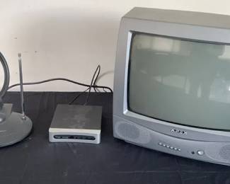 APEX CRT TV, RCA Digital Analog,  RadioShack Antenna