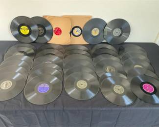 36 Vinyl Records 78 RPM