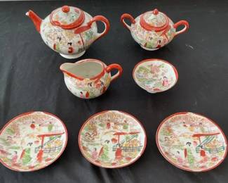 Japanese Geisha Girl China Set
