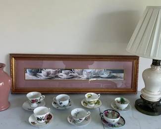 Tea Cups, Lamp,  More
