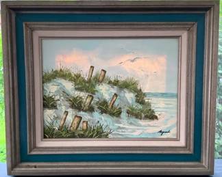 Framed Oil Painting
