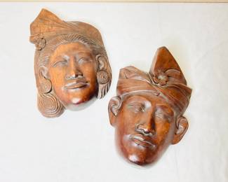 Balinese Wood Masks