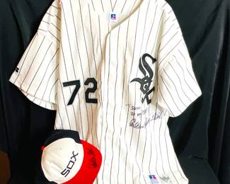 Signed Carlton Fisk Jersey
