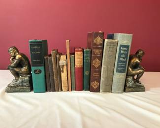 Vintage Boooks and Bookends