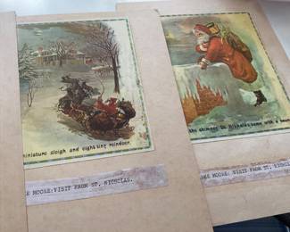 Vintage holiday illustrations