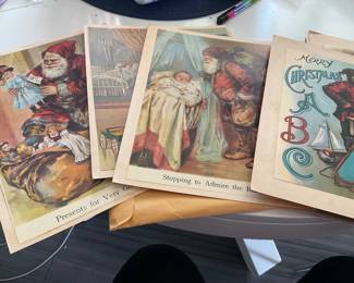 Vintage holiday illustrations