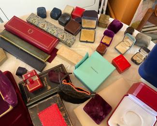 Vintage jewelry boxes