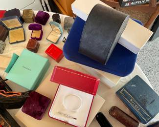 Vintage jewelry boxes