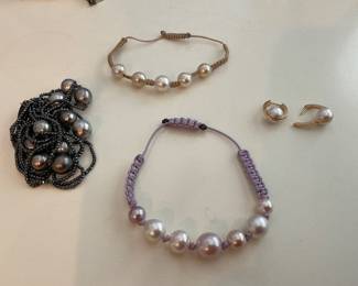Gellner, German south sea pearls, earring diamond and 18K rose gold