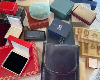 Vintage jewelry boxes