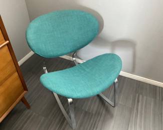 Modern turquoise chair