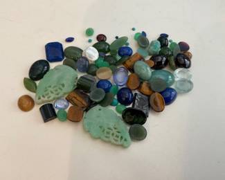 Assorted turquoise, jade
