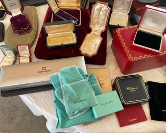 Vintage jewelry boxes