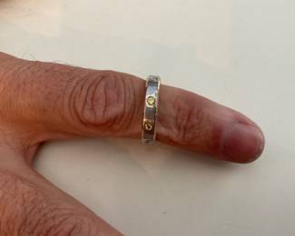 Platinum and 18k gold yellow diamond by PeraMaore