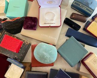 Vintage jewelry boxes 