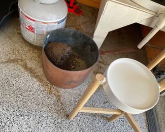XL copper soup pot
