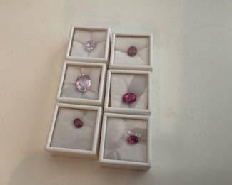 Pink gemstones