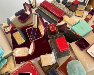 Vintage jewelry boxes