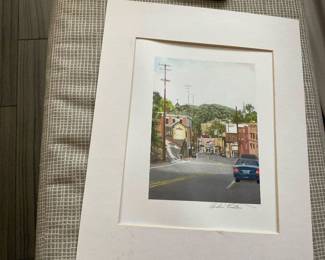 Painting of town in Maryland 