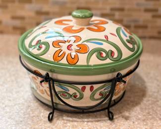Temptations bowl with rack