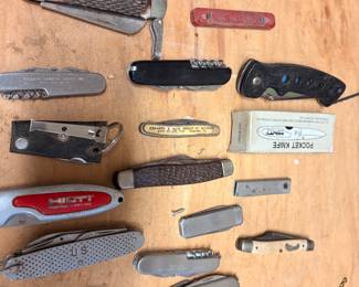 Miscellaneous pocket knives