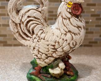 Ceramic rooster