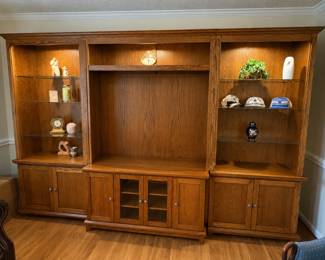 Absolutely incredible handmade entertainment center