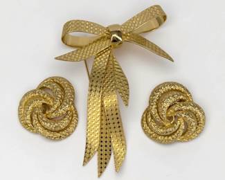 Christian Dior Earrings and Brooch