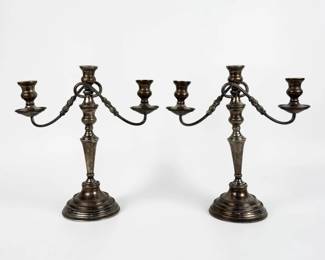 Mexican Solid Sterling Candelabras
