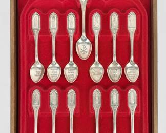 Vintage Franklin Mint “Apostle Spoons” Sterling Silver Set