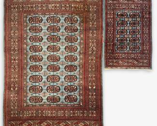 Set of (2) Turkmen Rug (B)
