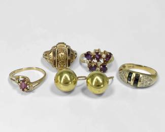 Group AS IS Gold Jewelry Inc. 18K, 14K, and 10K