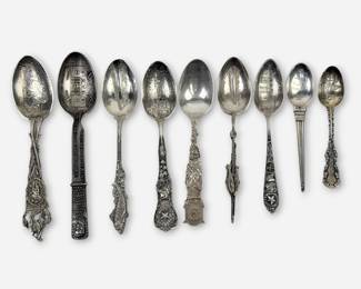 Sterling Silver Texas State Collectible Spoons