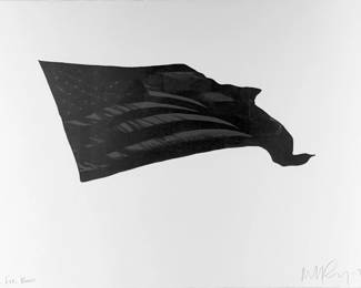 Robert Longo “Black Flag” Lithograph