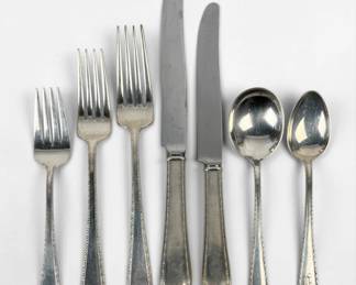 (84pc) International Pine Tree Sterling Flatware Set