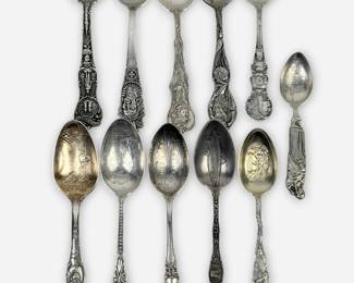 Sterling Silver Michigan State Collectible Spoons