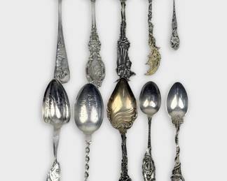 Sterling Silver Massachusetts State Collectible Spoons