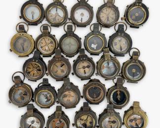 Group of (25) WWI Military Compasses (R)