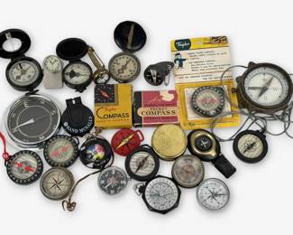 Group of (25) Various Compasses (L)